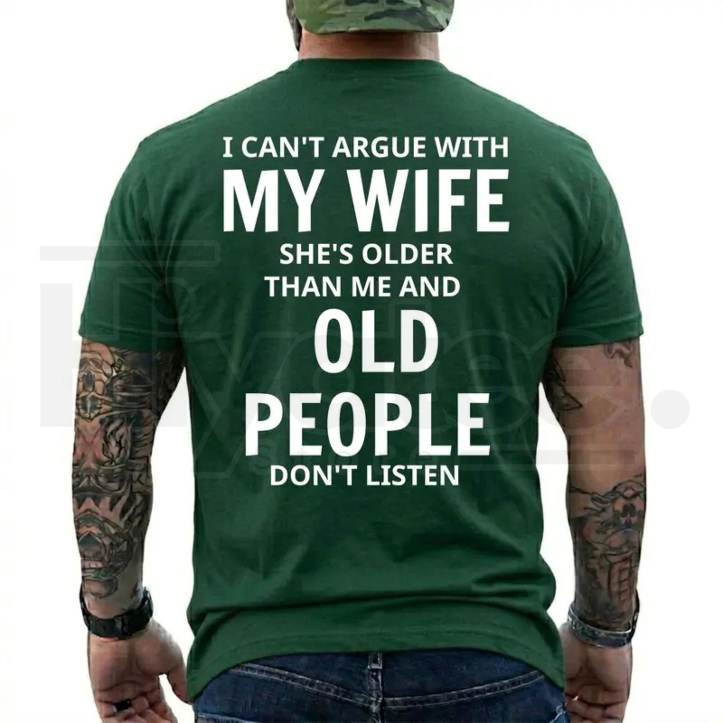 She's Older Than Me Husband T-Shirt – Funny Wife Humor Graphic Tee
