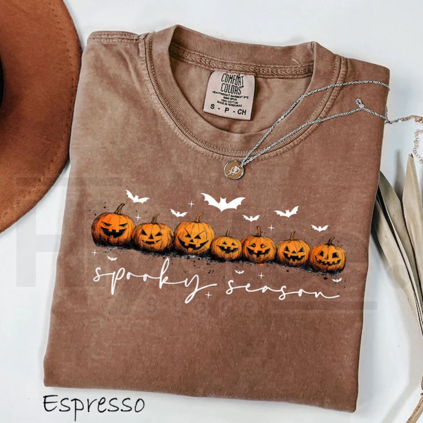 Comfort Colors Spooky Season Pumpkins Halloween Ghost Pumpkin Bat Shirt