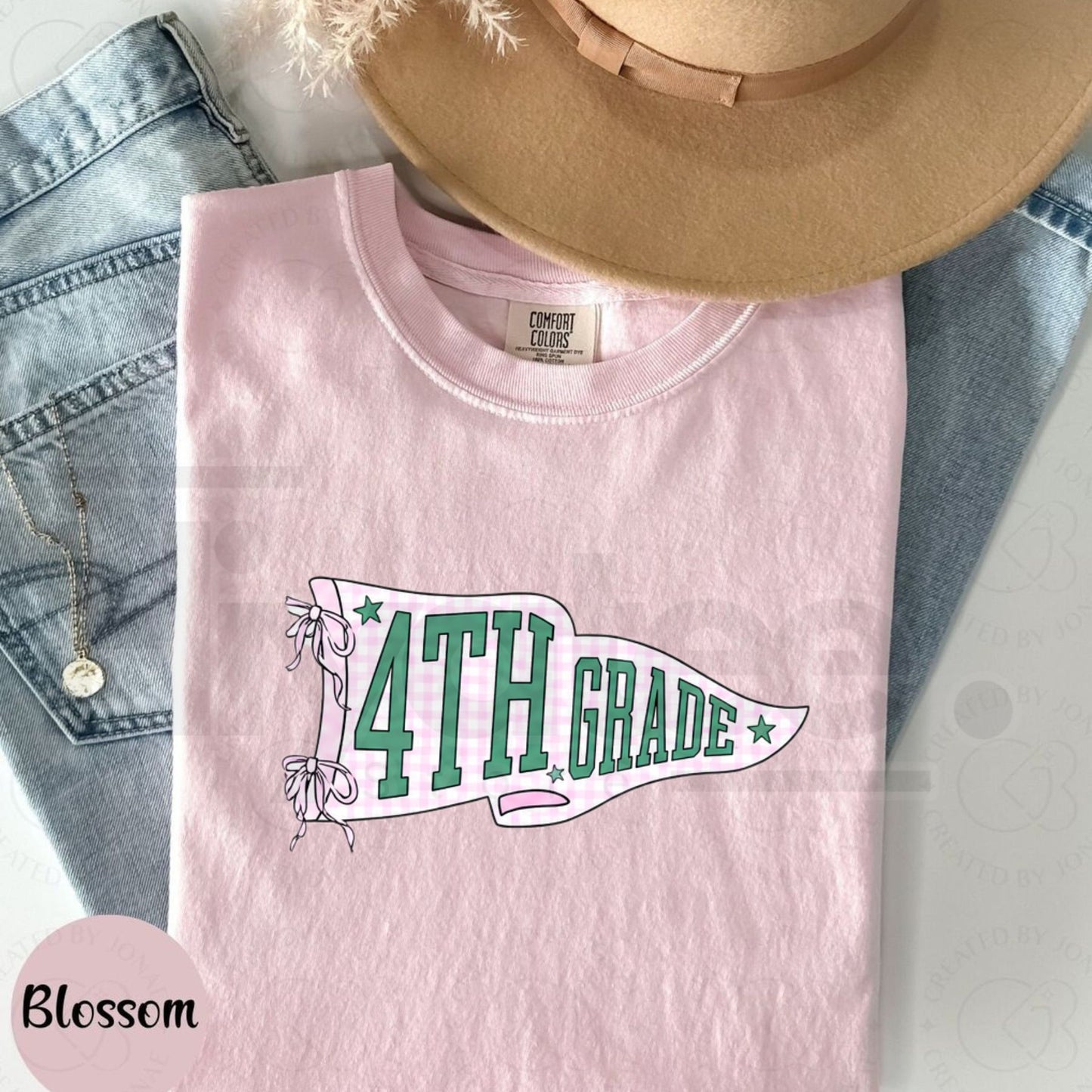 Custom Teacher Team Shirts Comfort Colors – Back to School Grade Level Tees, Personalized First Second Third Fourth Fifth Grade Teacher Gift