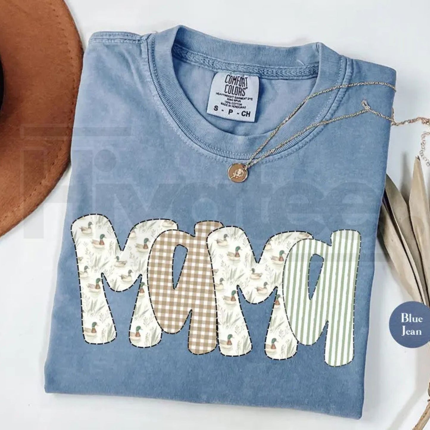 Comfort Colors® Camo Mallard Duck Mama T-Shirt – Duck Hunting Mom Tee, Camouflage Hunting Mama Gift