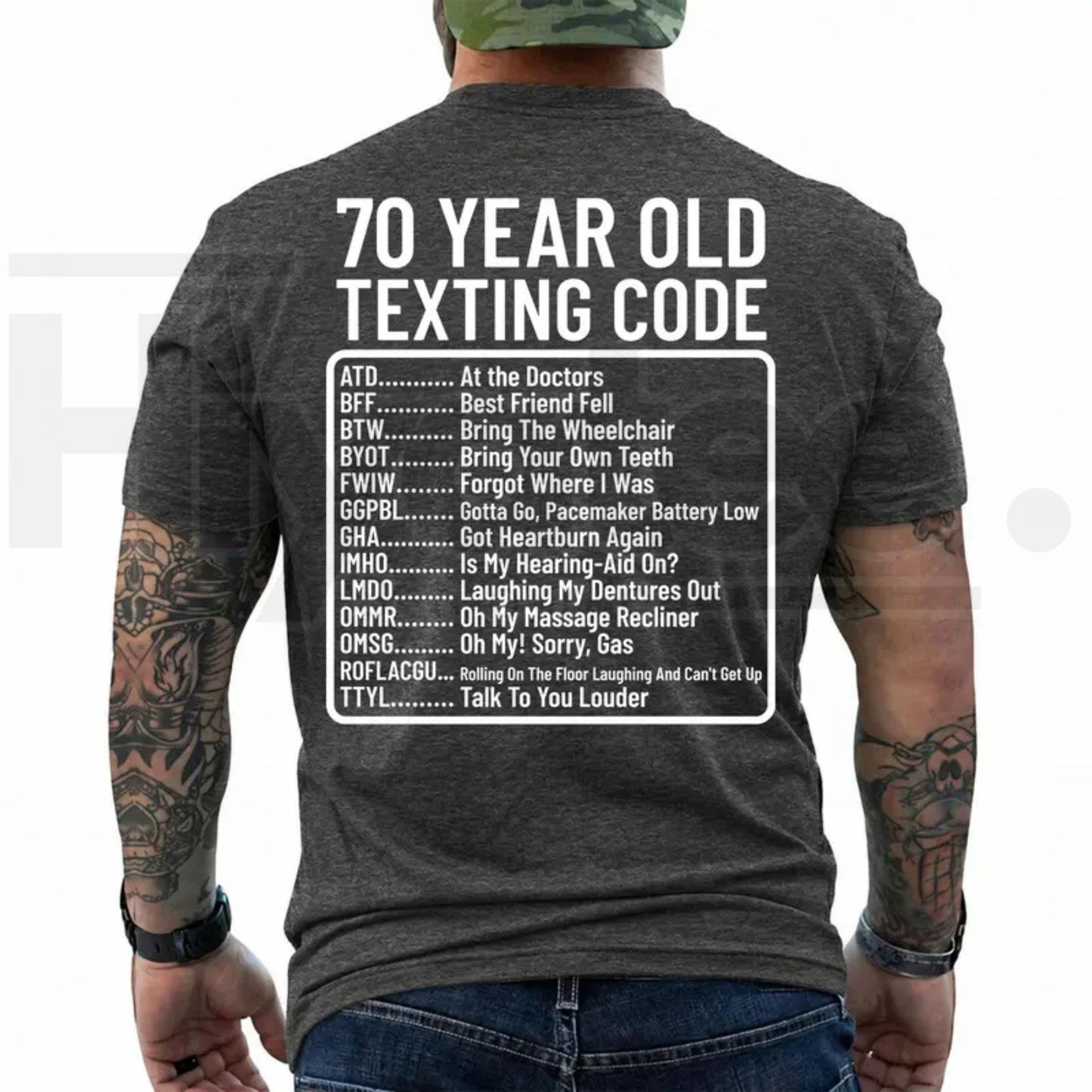 Funny 70th Birthday Shirt ATD At The Doctors Aging Humor Tee