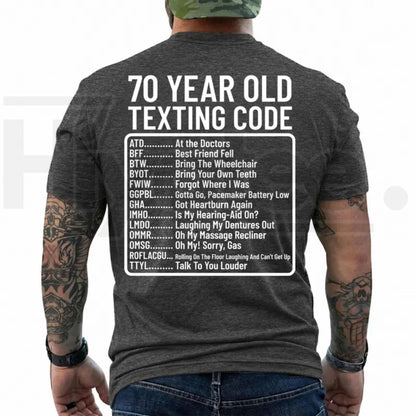 Funny 70th Birthday Shirt ATD At The Doctors Aging Humor Tee