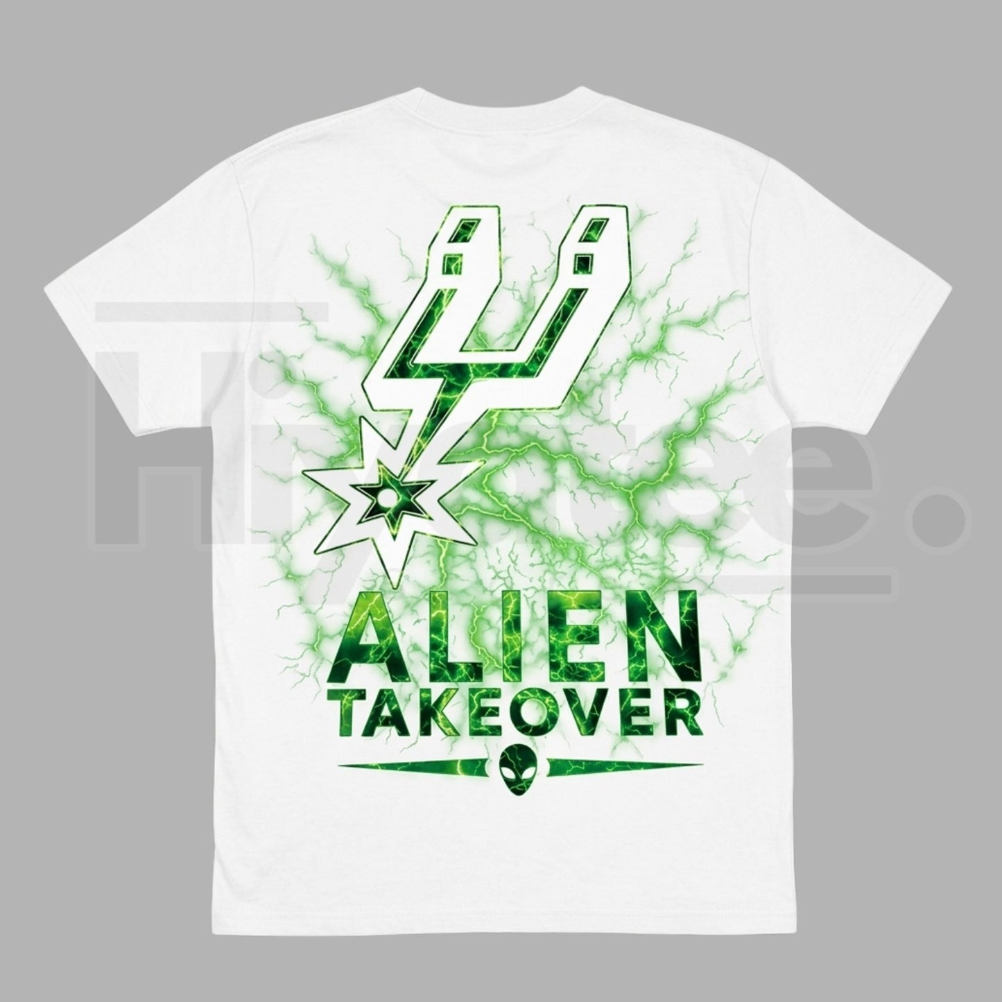 Retro Alien Takeover T-Shirt – Vintage Sci-Fi UFO Extraterrestrial Graphic Tee