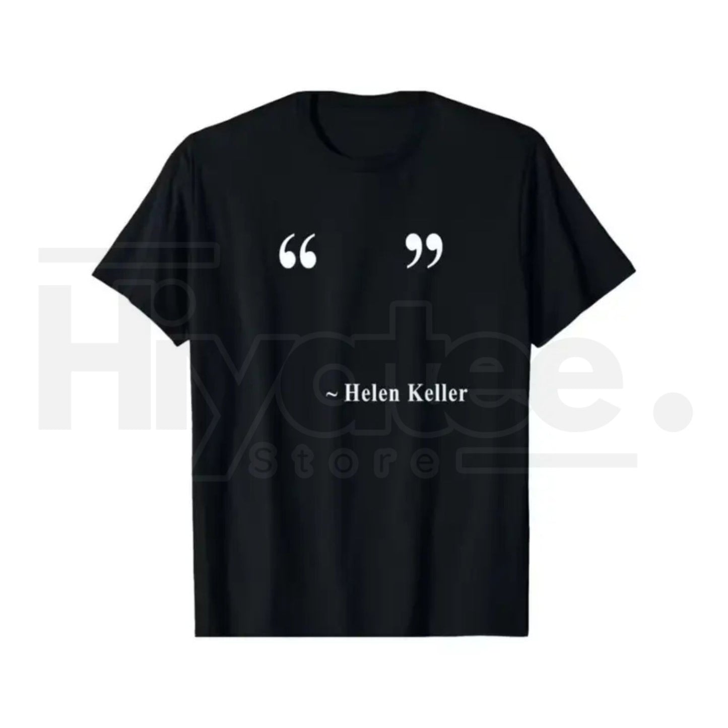 Women's Helen Keller Quote Graphic T-Shirt – Soft Casual Short Sleeve Top
