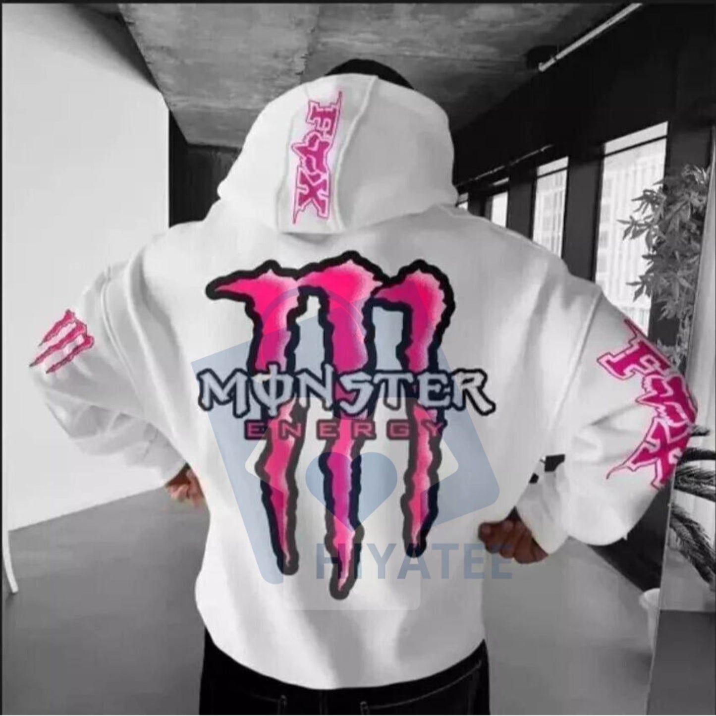 Monster Energy Claw Streetwear Hoodie – Unisex Oversized Graphic Pullover