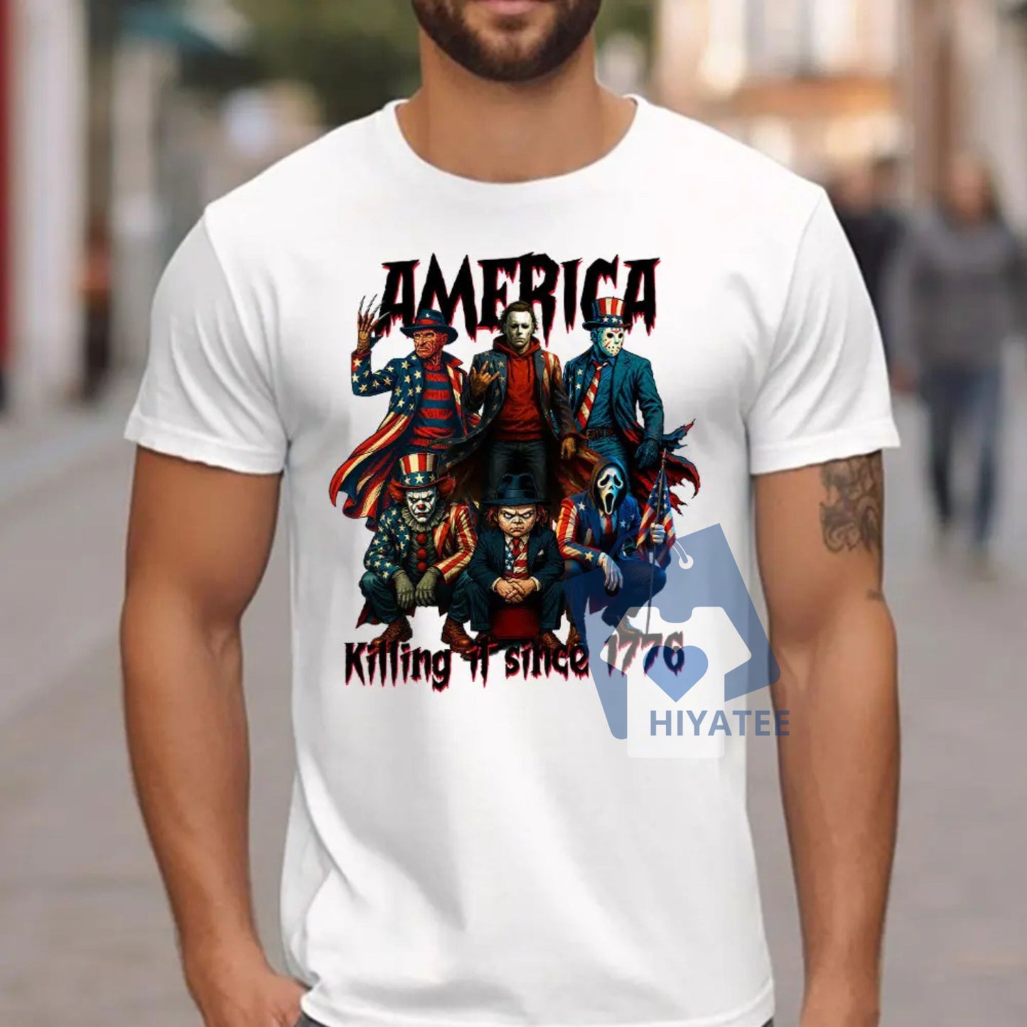 Gangster Killer America T-Shirt – “Killin’ It Since 1776” Fourth of July Tee