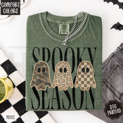Spooky Season Shirt Comfort Colors Trendy Halloween Women's Tee
