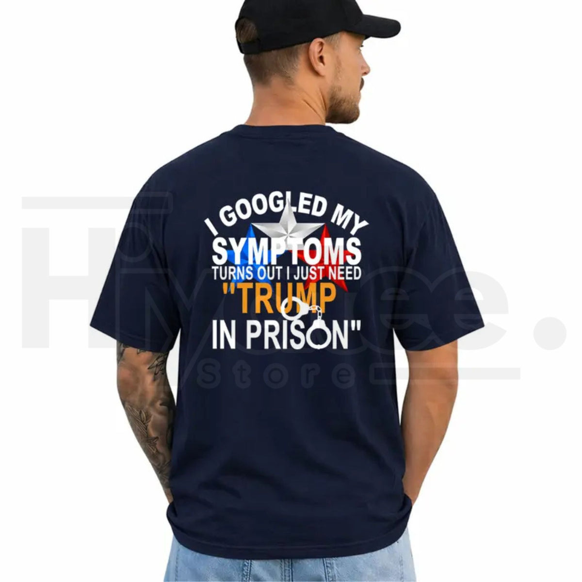 I Googled My Symptoms Tr3mp T-Shirt – Funny Political Graphic Tee