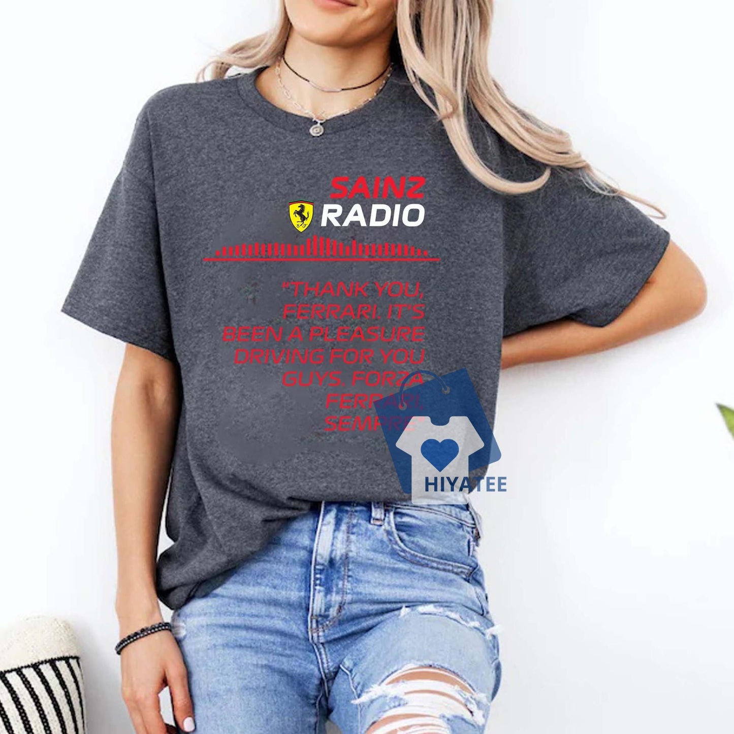 Sainz Radio Racing Sound T-Shirt – Iconic Motorsport Tee for Racing Fans