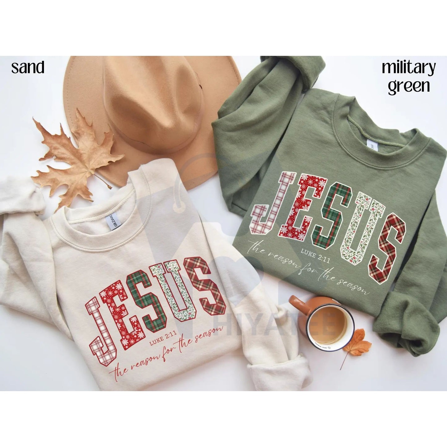 Christian Jesus Sweatshirt: Christmas Bible Verse, Trendy Faith Apparel, "The Reason For The Season" Gift