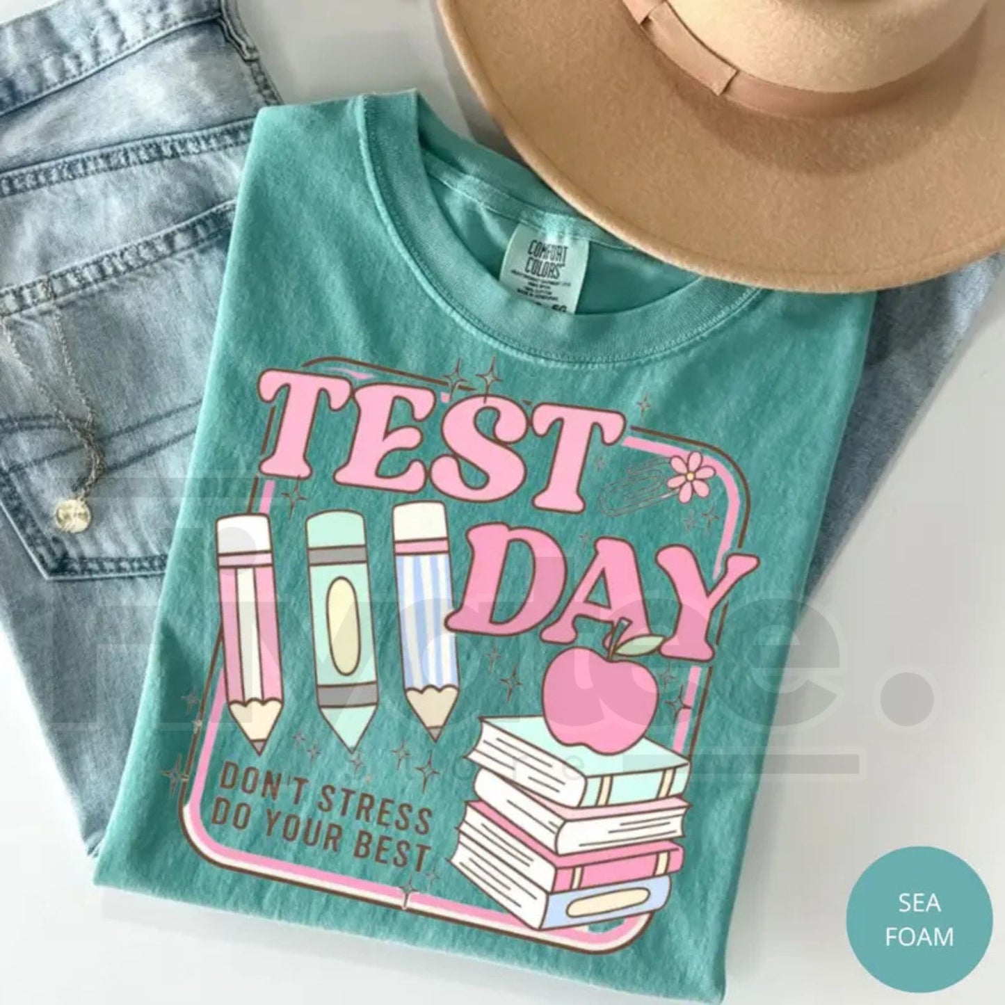 Comfort Colors® Teacher Testing Shirt – Matching State Testing & STAAR Day Team Tee