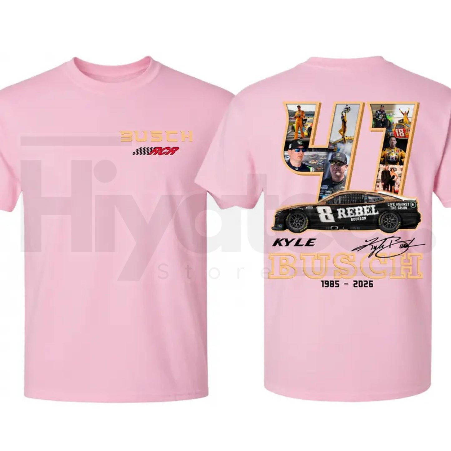 Kyle Busch Rowdy Racing Tribute T-Shirt – Vintage NASCAR Legend Graphic Tee