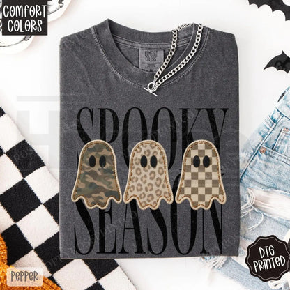 Spooky Season Shirt Comfort Colors Trendy Halloween Women's Tee