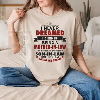 "Lucky Mother-In-Law" – Funny Family Appreciation Graphic Top