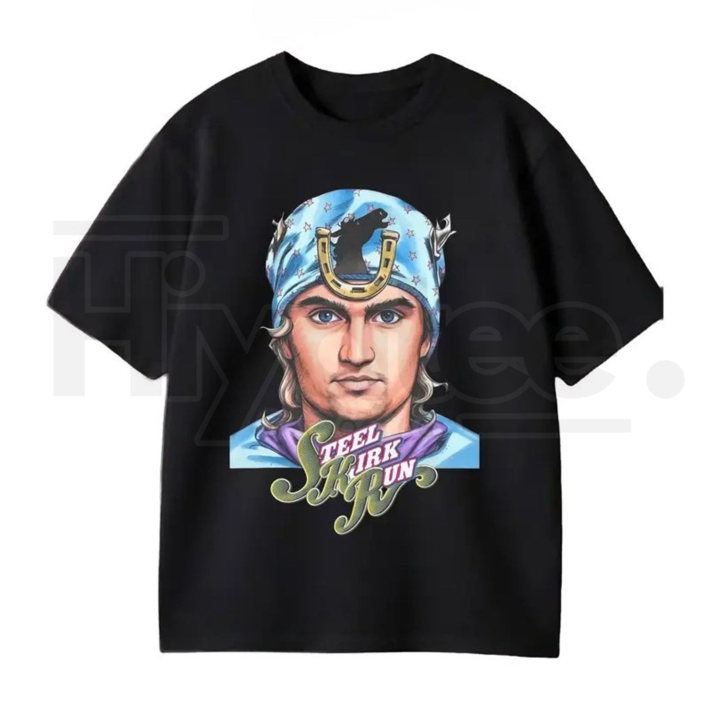 "Steel Kirk Run" Kirky Joestar – Anime Crossover Parody Graphic Top