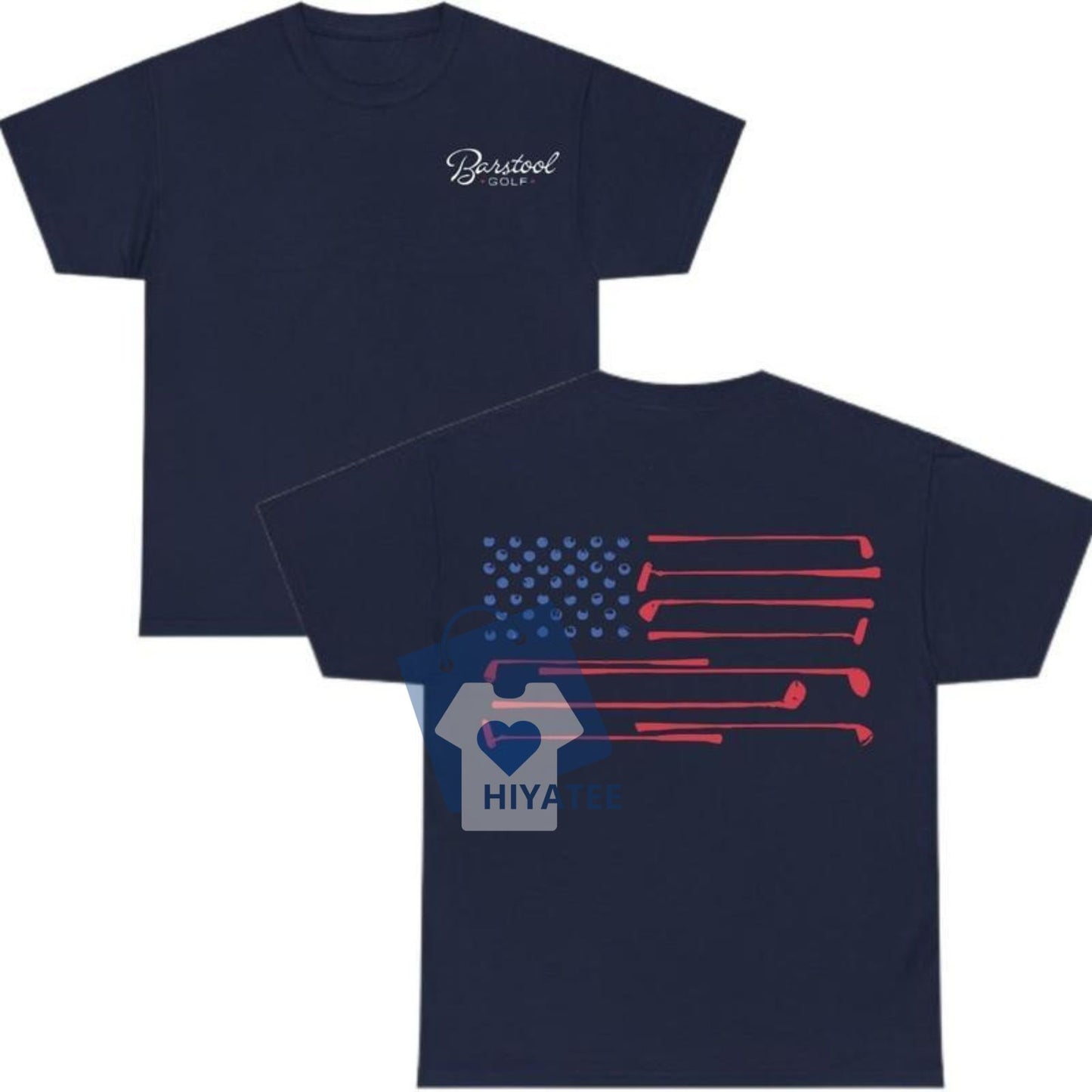 BARSTOOL Golf Flag T-Shirt – Trendy Cotton Graphic Tee for Men