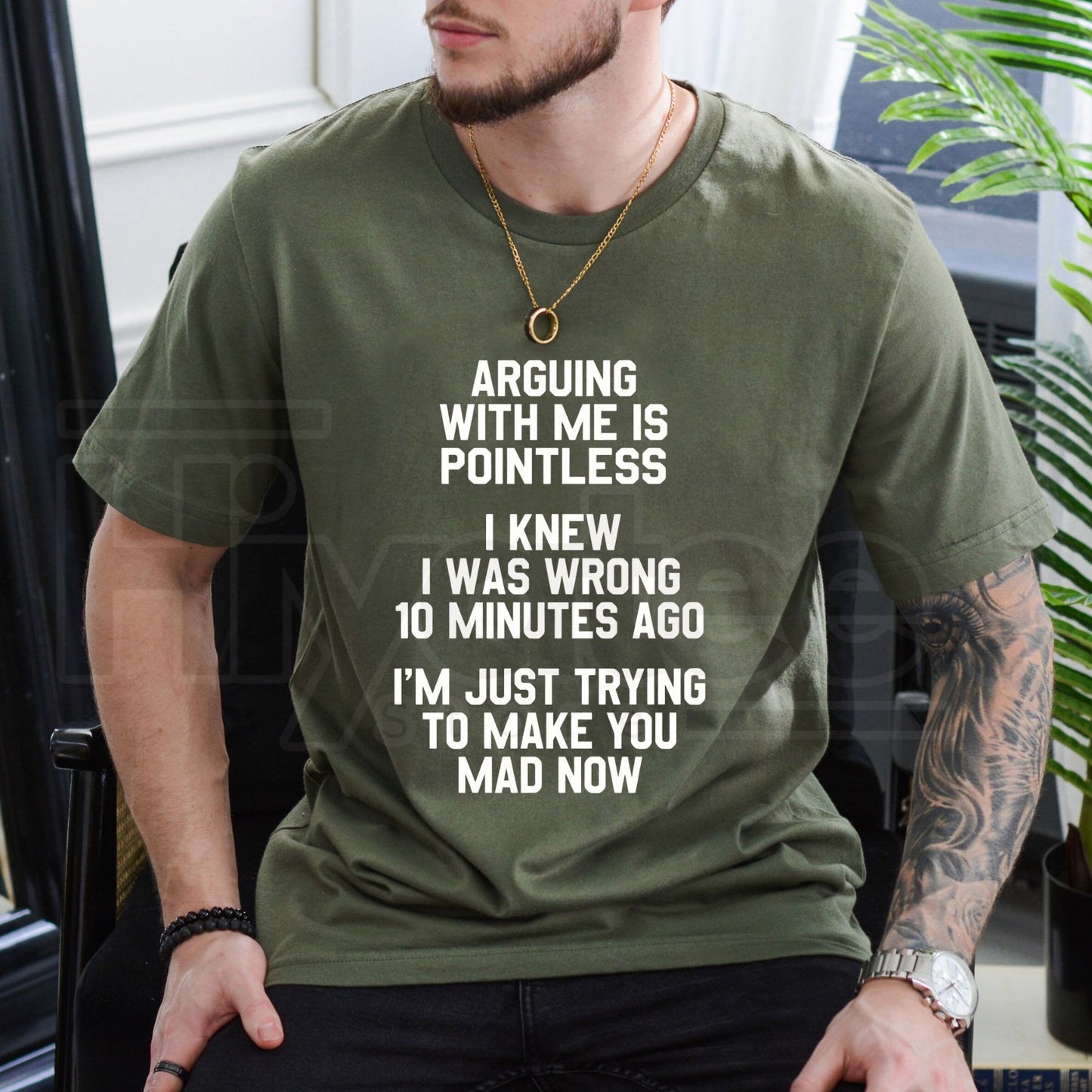 I Knew I Was Wrong 10 Minutes Ago T-Shirt – Witty Sarcasm Funny Joke Tee