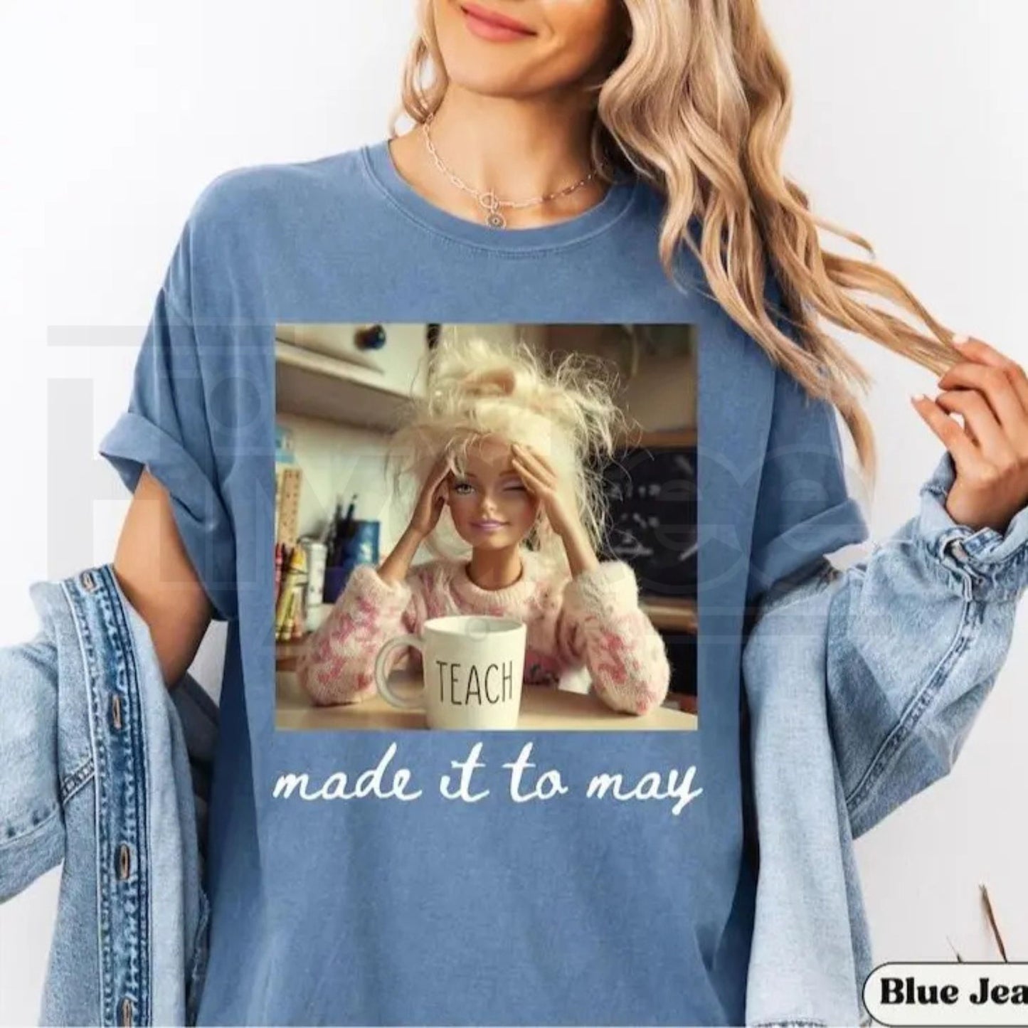 Comfort Colors® Last Day of School Teacher Doll Face Meme Shirt – Funny Summer Break Tee
