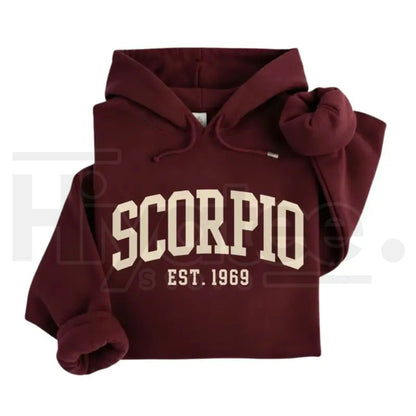Full 12 Zodiac Minimalist Hoodie