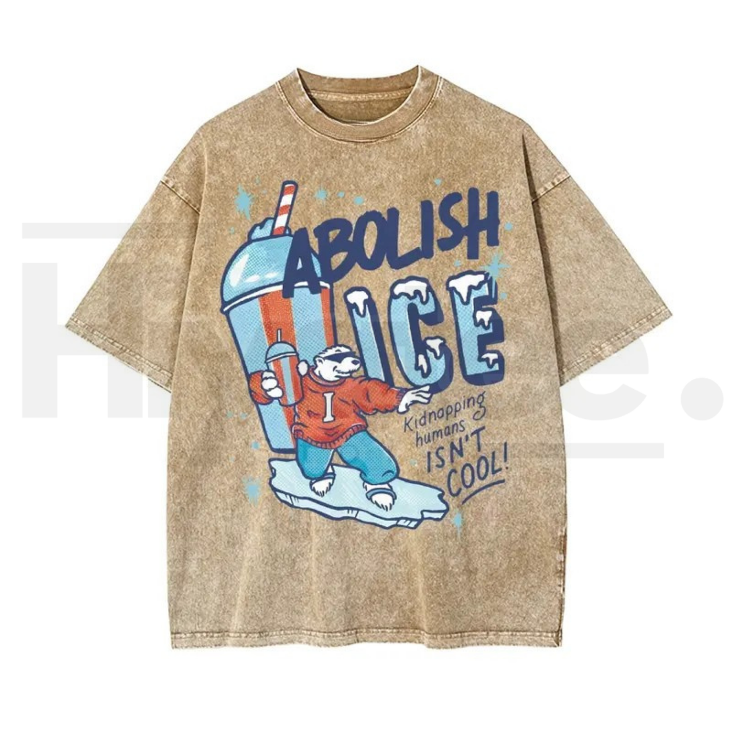 Men's Oversized Retro Washed Stretch Cotton T-Shirt – Short Sleeve Casual Round Neck Streetwear Tee