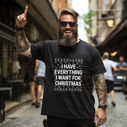 I’m Everything Christmas T-Shirt – Funny Holiday Couple Tee