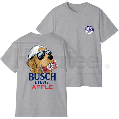 "The Golden Happy Hour" – Funny Retriever Beer Can Graphic Top