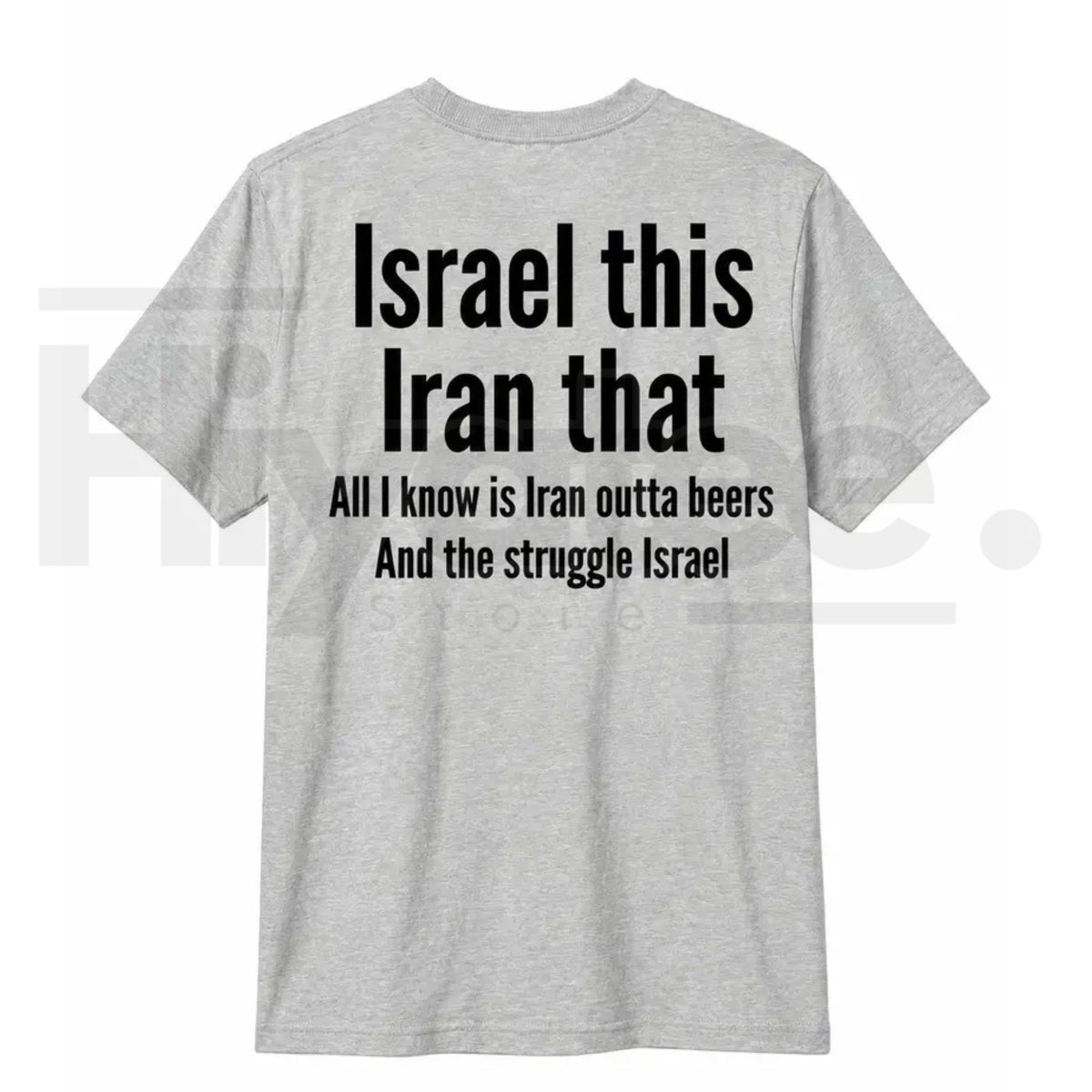 All I Know Is Iran Outta Beers T-Shirt – Funny Back Print Beer Pun Graphic Tee