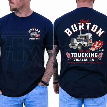 Jack Burton Trucking T-Shirt – Vintage Big Trouble in Little China Trucker Graphic Tee