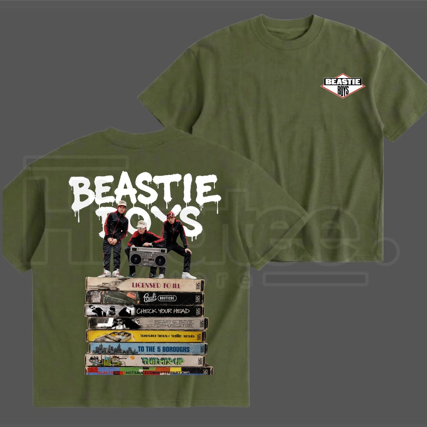 Beastie Boys Vintage Album T-Shirt – 90s Rap Hip Hop Streetwear Tee