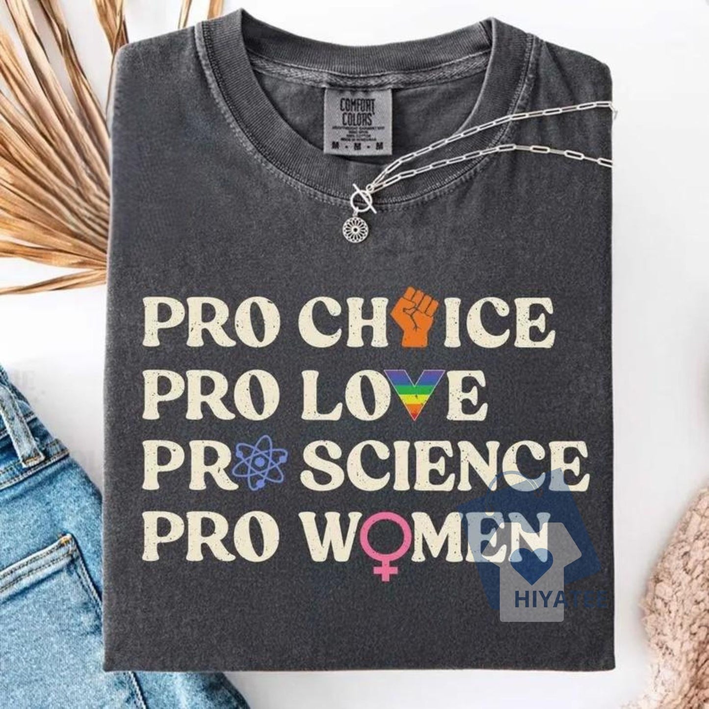 Comfort Colors Pro-Choice Women’s Rights Shirt – Feminist Activist Tee, LGBTQ Pride & Social Justice Apparel