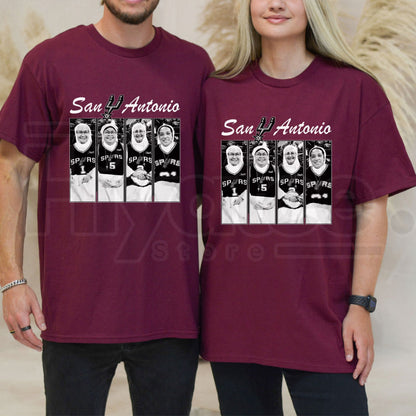 Vintage San Antonio Basketball Nuns T-Shirt – Retro Spurs Fan Graphic Tee