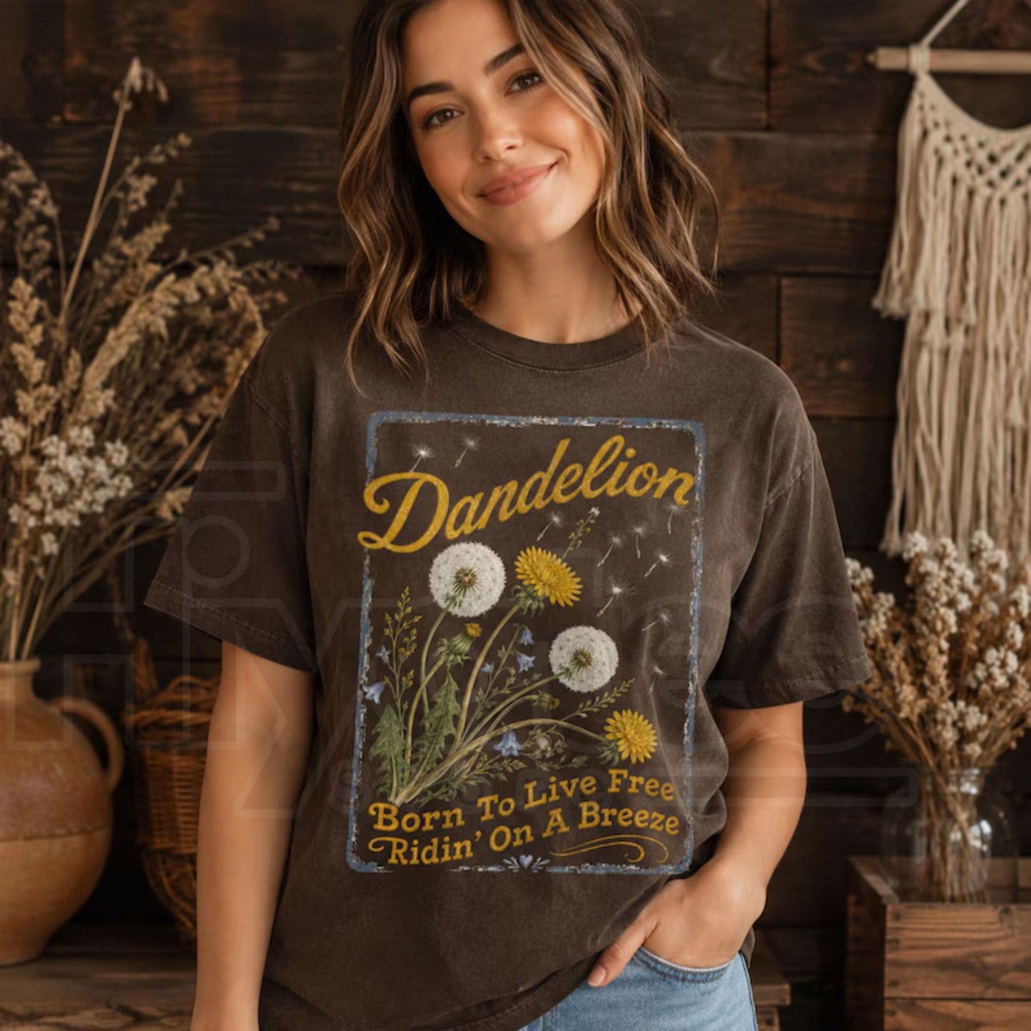 Comfort Colors Dandelion Shirt Country Music Graphic Tee Dandelion Lover Gift