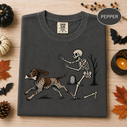 Comfort Colors Funny Halloween GSP German Shorthaired Pointer Tee