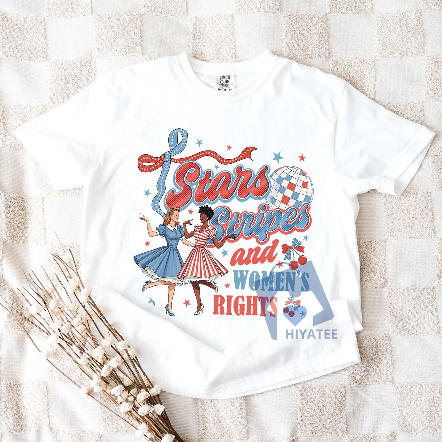 Stars, Stripes & Women’s Rights – Feminist 4th of July Tee