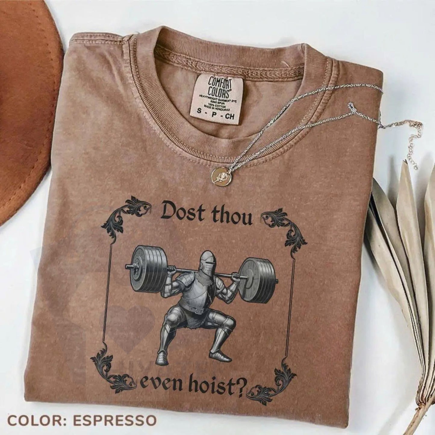 Comfort Colors "Dost Thou Even Hoist" Funny Gym T-Shirt