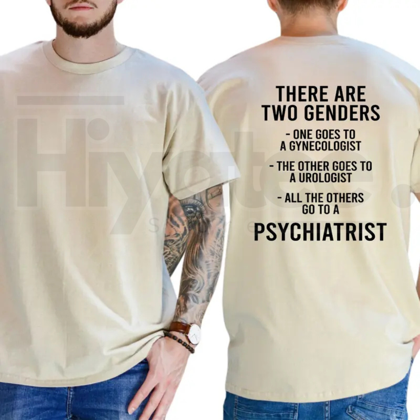 "There Are Two Gndrs" – Bold Sarcastic Political Statement Top