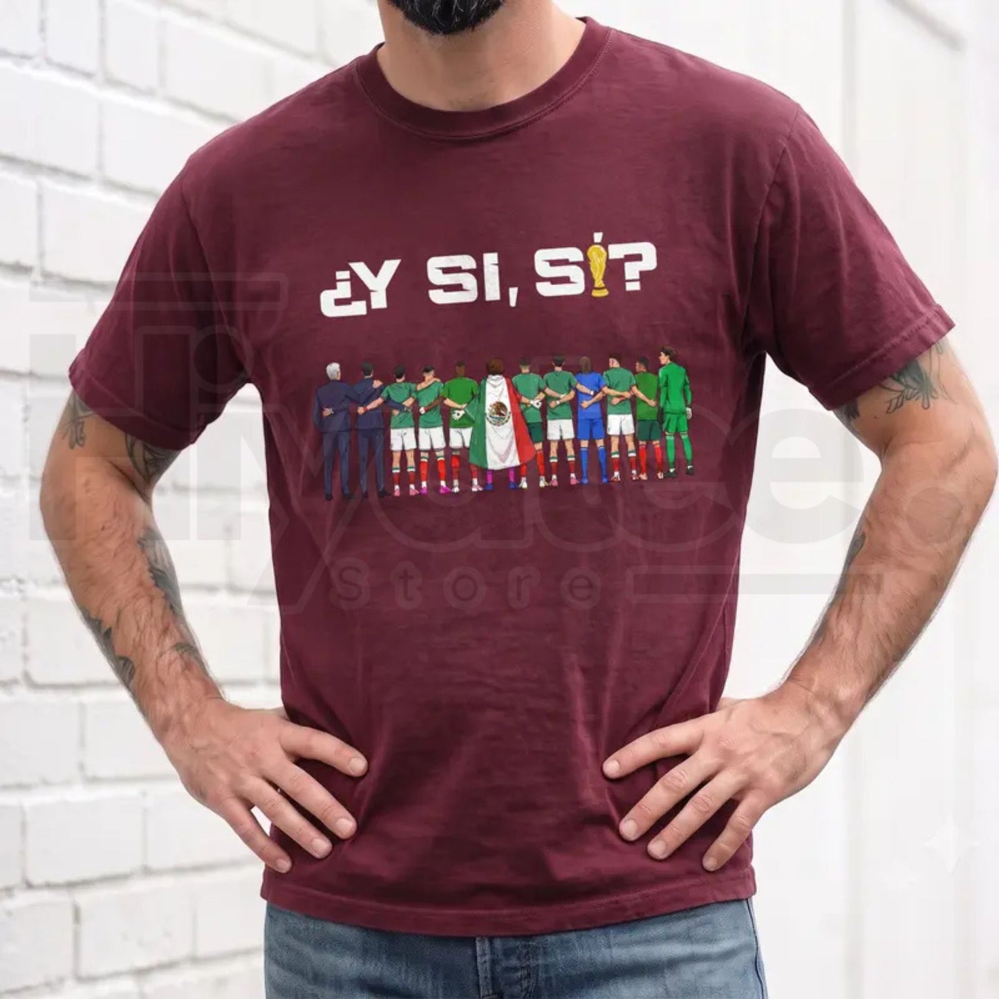 BojjiCo Y Si Si A Huevo Que Si Soccer Team Shirt – Funny Spanglish Chicano Quote Urban Streetwear