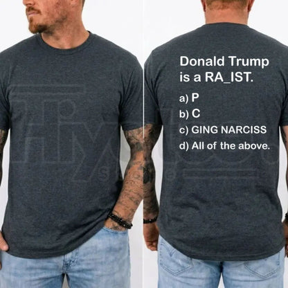 Funny Election Quiz T-Shirt – Sarcastic Political Statement Tee