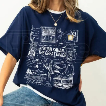 Comfort Colors® The Great Divide Porchlight Lyrics Shirt – NK Tour Merch Tee