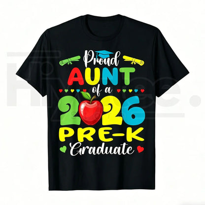 Proud Mommy of 2026 Pre-K Graduate T-Shirt – Official Pre-K Graduation Gift, Summer 2026 Mom Graphic Tee