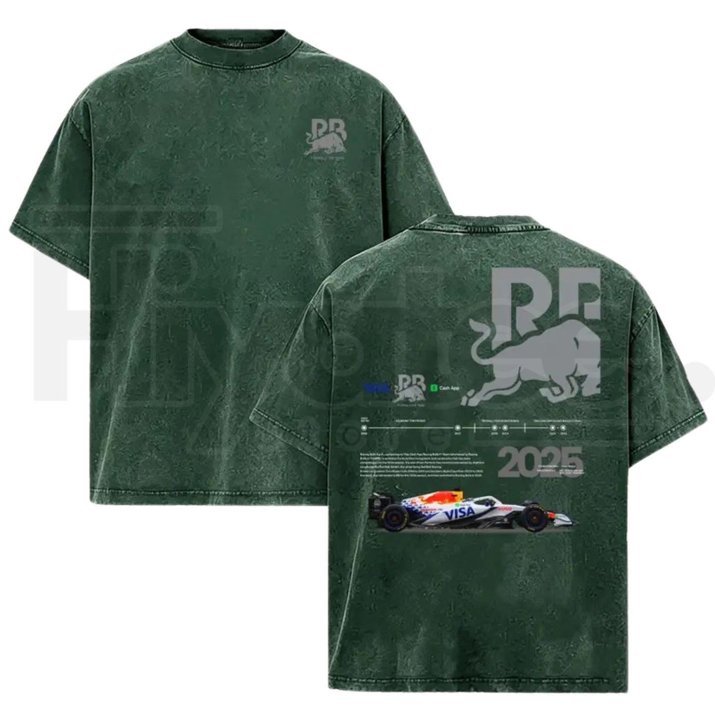 Vintage Open Wheel Racing Graphic T-Shirt – Retro Motorsport Washed Oversized Tee
