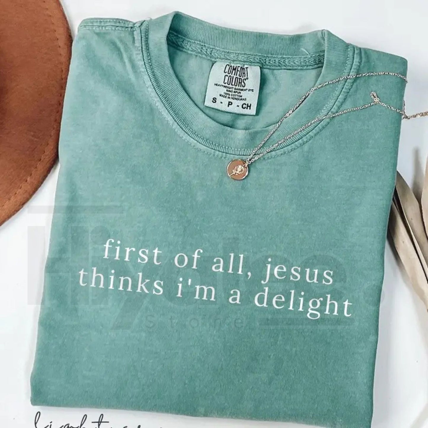 Comfort Colors® Jesus Thinks I'm A Delight Shirt – Funny Sarcastic Christian Women Tee