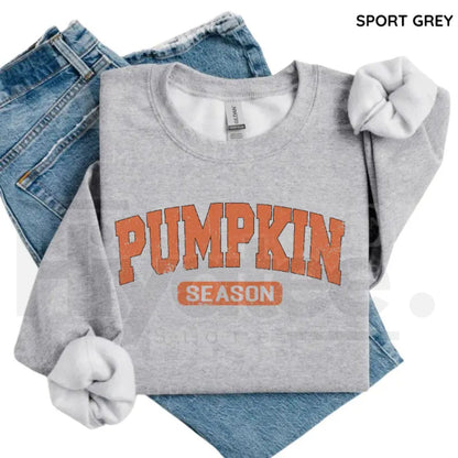 Retro Pumpkin Season Sweatshirt – Cute Fall Autumn Pullover, Vintage Thanksgiving & Halloween Outfit