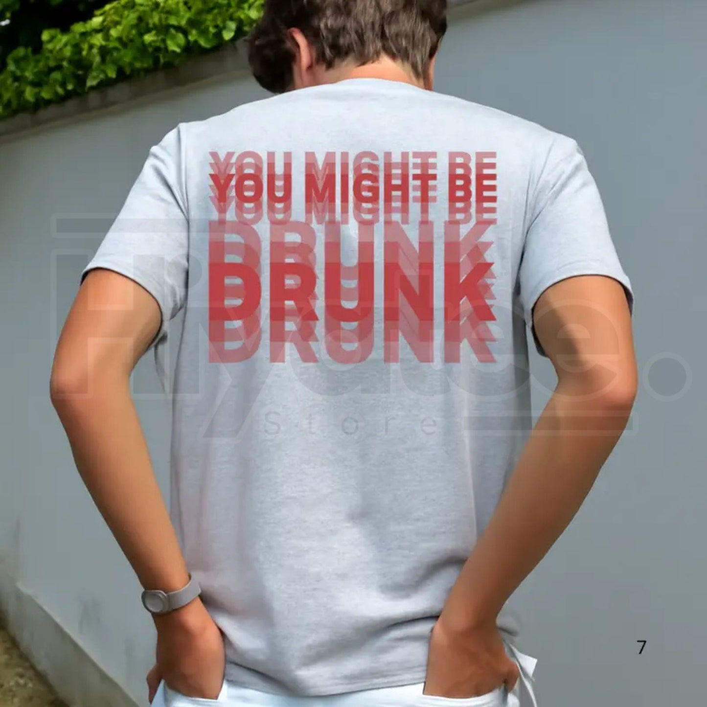 "You Might Be Drunk" – Funny Ironic Streetwear Graphic Top