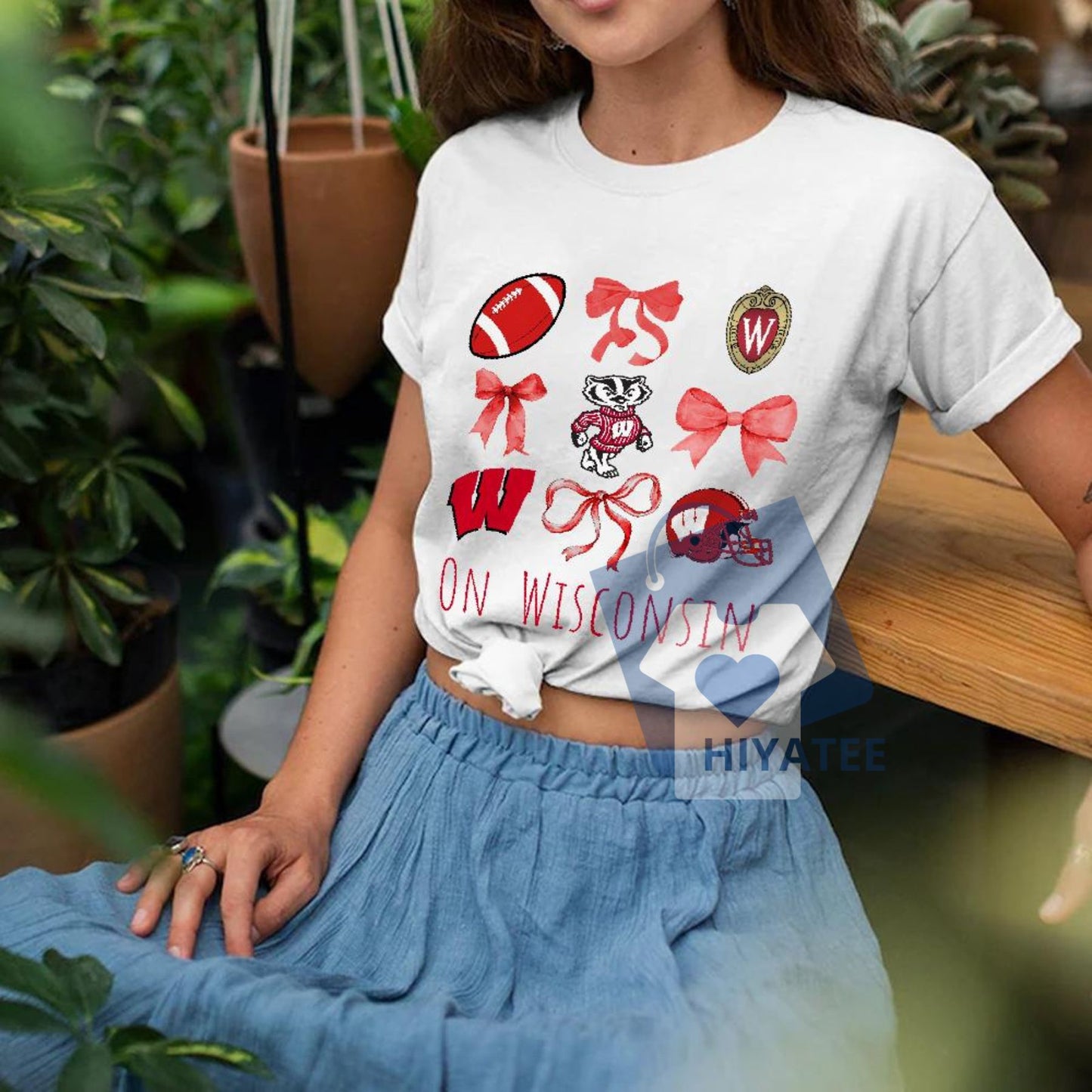 College Football League T-Shirt – Women’s Trendy Game Day Tee, Lucky Slogan Shirt, Soft Cotton Fit for Casual Everyday Style