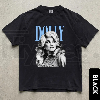 Dolly Parton Memorial Shirt Vintage Country Music Tribute Tee Retro Graphic T-Shirt