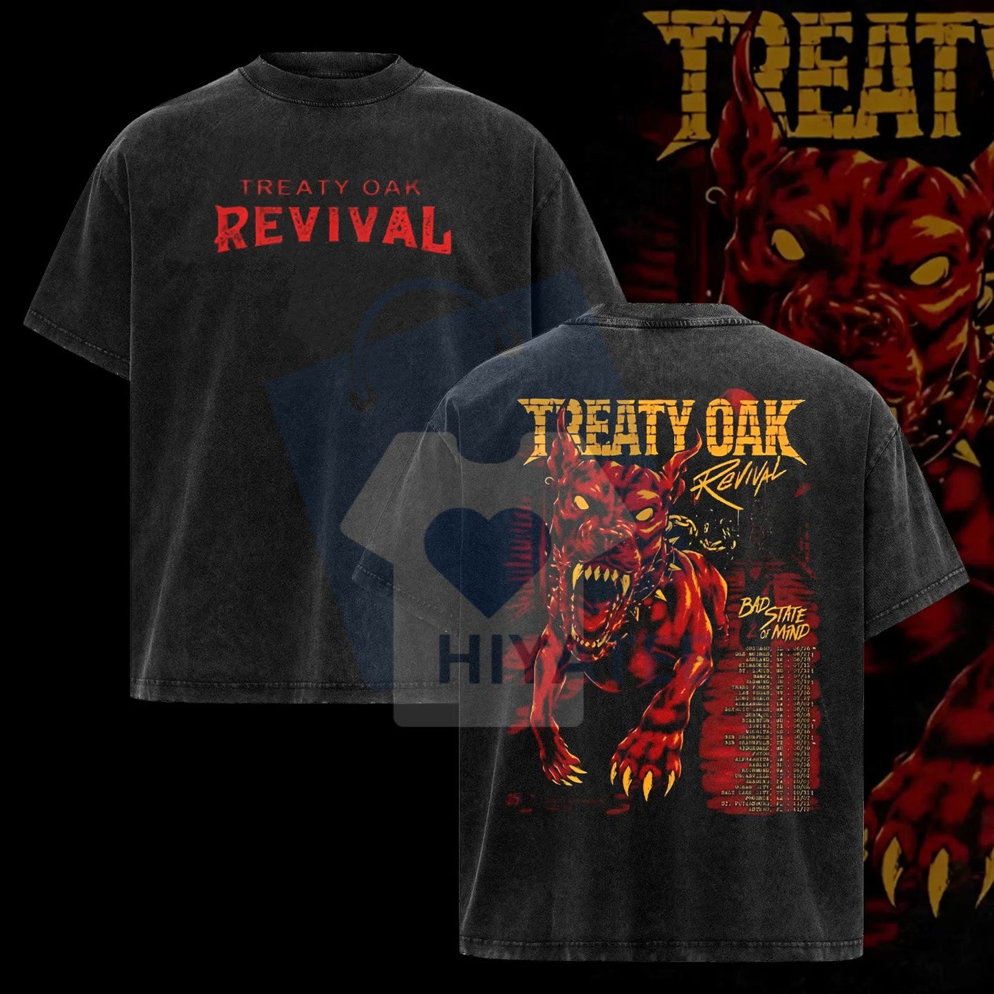 Treaty Oak Revival T-Shirt – Retro Rock Band Shirt, Vintage Music Graphic Tee