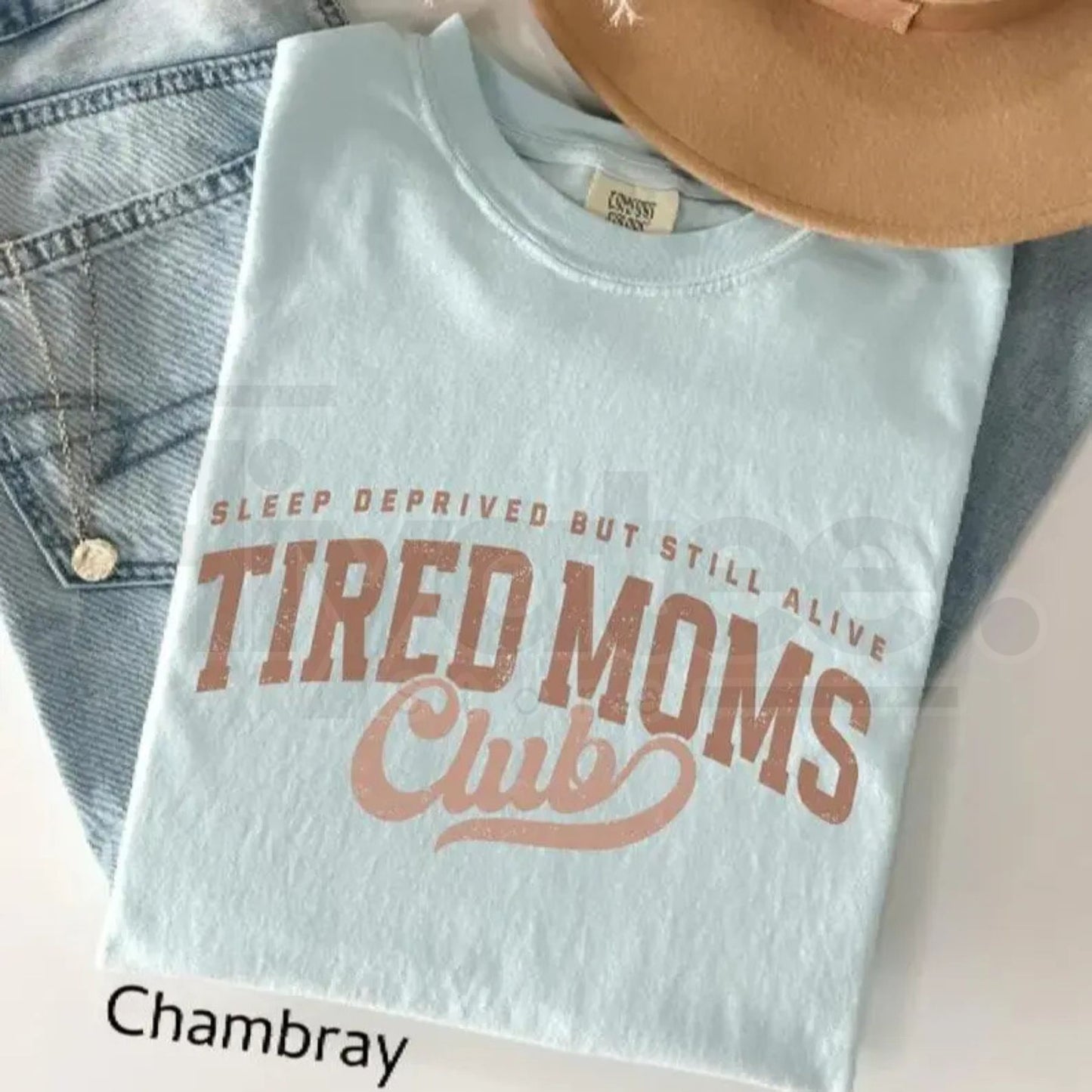 Comfort Colors® Tired Moms Club T-Shirt – Funny Motherhood Appreciation Gift Tee