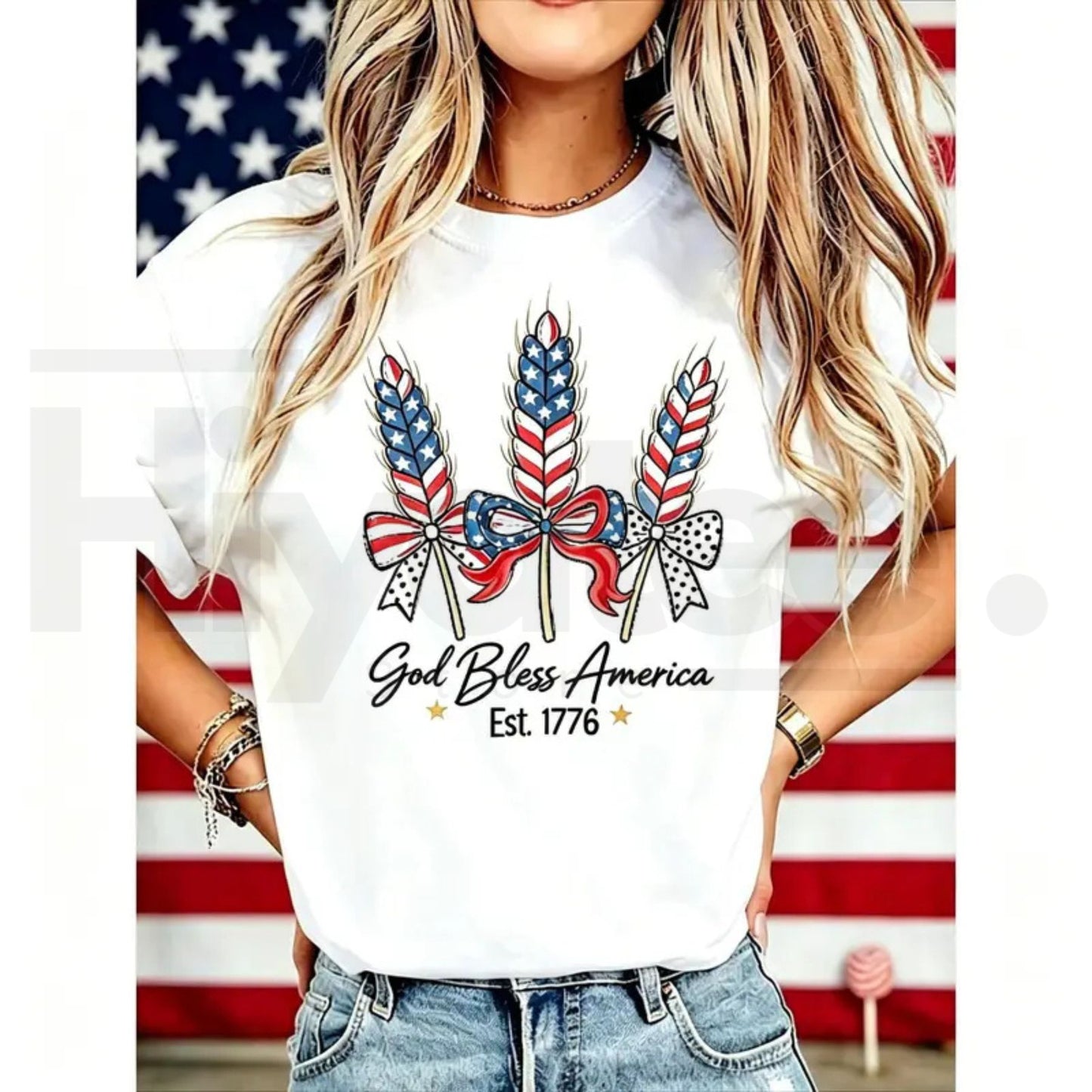 "God Bless America" – USA 250th Anniversary Vintage Patriotic Top