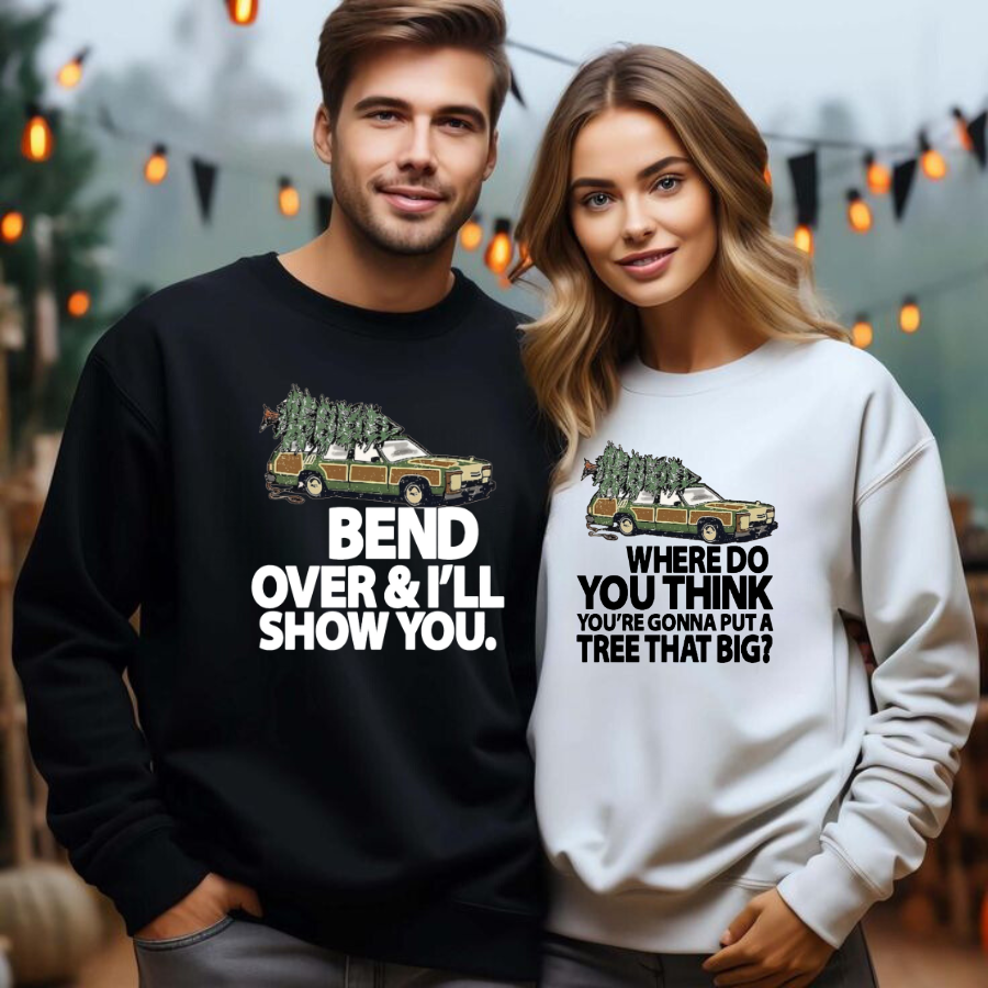 National Lampoon Christmas Vacation Sweatshirt – Perfect Matching Sweatshirts for Couples - Hiyatee